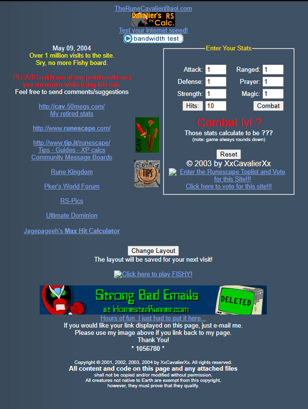 Cav Calculator